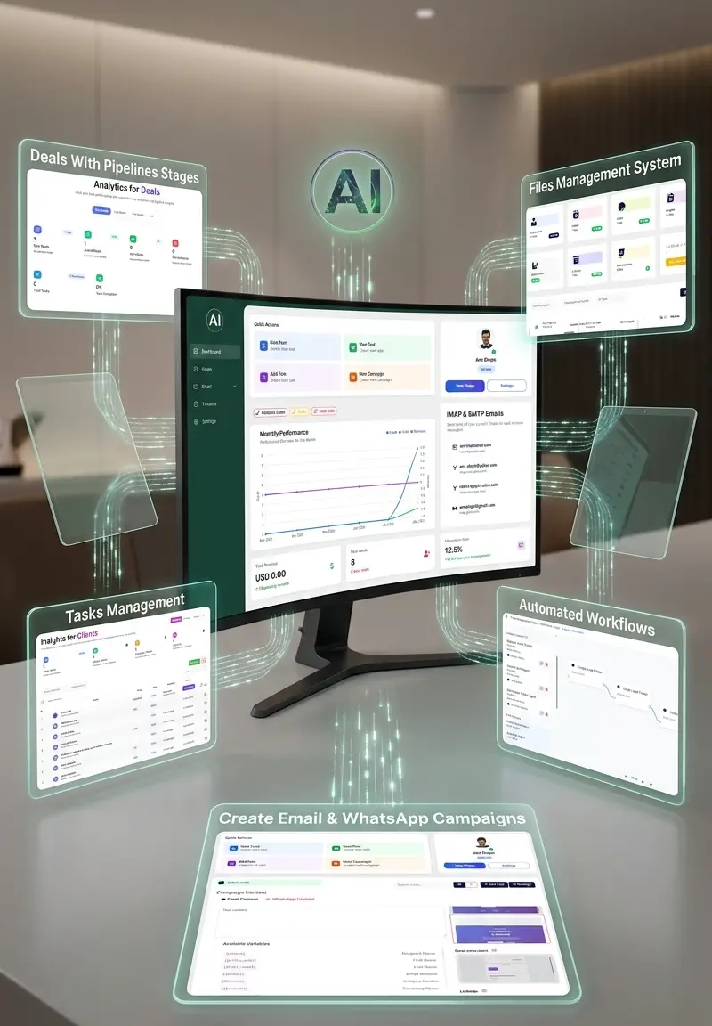 Medians CRM — the all-in-one AI-powered CRM, project tracker, and billing system built with Laravel and Flutter